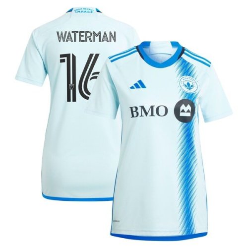 Joel Waterman CF Montreal adidas Women's 2024 La Main Replica Player Jersey – Light Blue