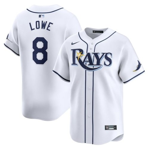 Brandon Lowe Tampa Bay Rays Nike Home Limited Player Jersey - White