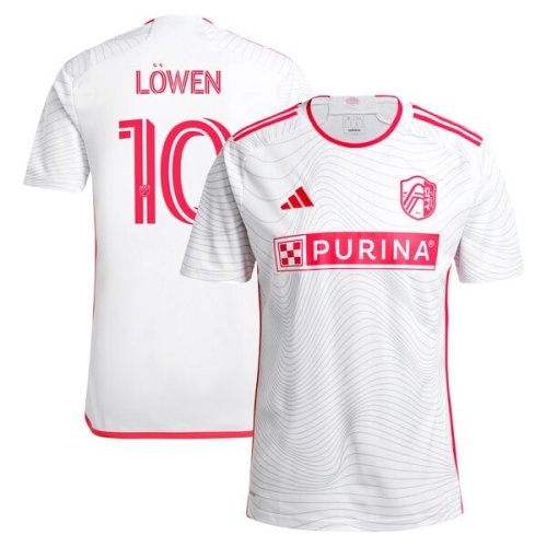 Eduard Löwen St. Louis City SC adidas 2024 The Confluence Kit Replica Player Jersey - White