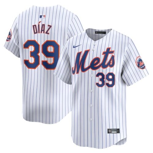 Edwin Diaz New York Mets Nike Home Limited Player Jersey - White