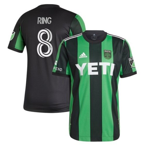 Alexander Ring Austin FC adidas 2021 Primary Authentic Jersey - Black
