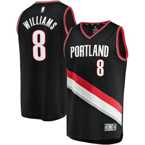 Brandon Williams Portland Trail Blazers Fanatics Branded Fast Break Replica Jersey - Icon Edition - Black