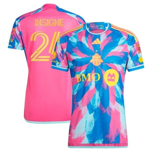 Lorenzo Insigne Toronto FC adidas 2024 The Energy Kit Authentic Player Jersey - Pink