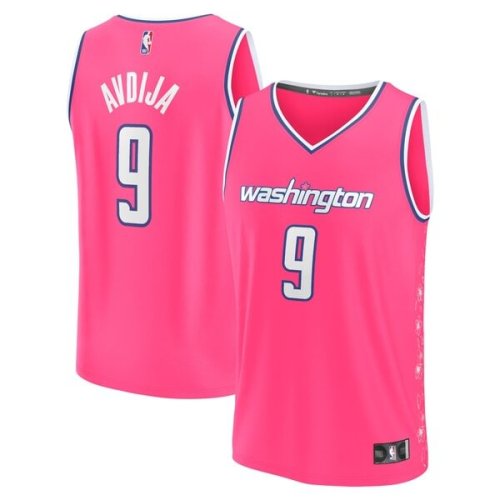 Deni Avdija Washington Wizards Fanatics Branded Fastbreak Jersey - City Edition - Pink