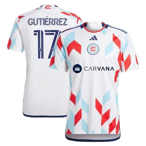 Brian Gutiérrez Chicago Fire adidas 2024 A Kit For All Replica Player Jersey – White