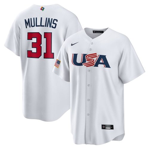 Cedric Mullins USA Baseball Nike 2023 World Baseball Classic Replica Player Jersey - White