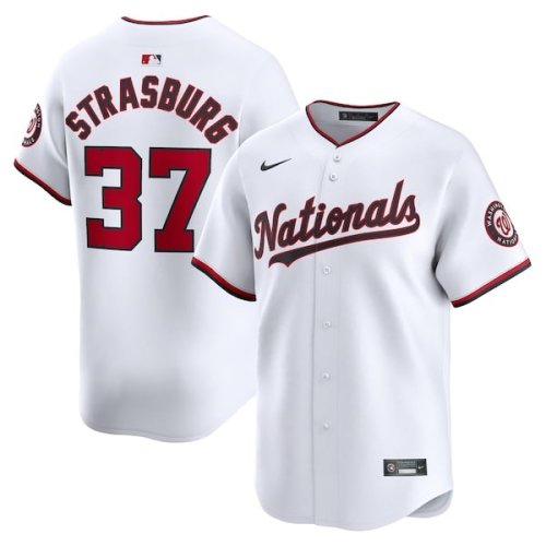 Stephen Strasburg Washington Nationals Nike Home Limited Player Jersey - White