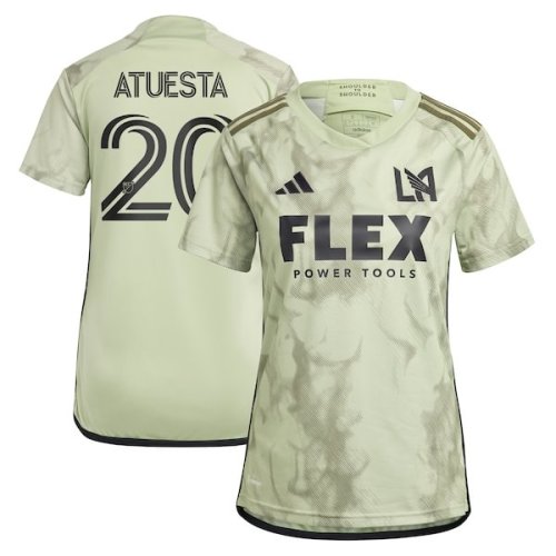 Eduard Atuesta LAFC adidas Women's 2024 Smokescreen Replica Player Jersey - Green/Black