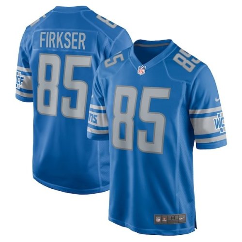 Anthony Firkser Detroit Lions Nike Team Game Jersey -  Blue