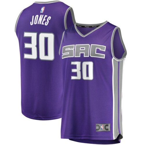 Damian Jones Sacramento Kings Fanatics Branded Fast Break Replica Jersey - Icon Edition - Purple