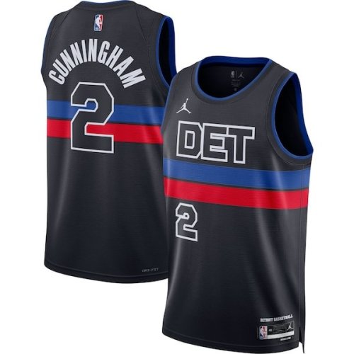 Cade Cunningham Detroit Pistons Jordan Brand Unisex Swingman Jersey - Statement Edition - Black