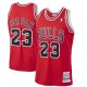 Michael Jordan Chicago Bulls Mitchell & Ness 1997/98 Hardwood Classics Authentic Jersey - Black/Scarlet/White
