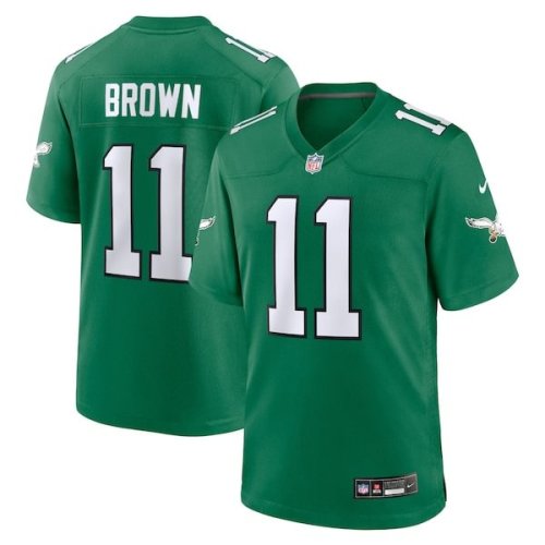 A.J. Brown Philadelphia Eagles Nike Alternate Game Player Jersey - Kelly Green