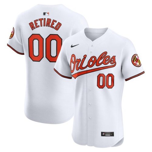 Baltimore Orioles Nike Home Elite Pick-A-Player Retired Roster Jersey - White