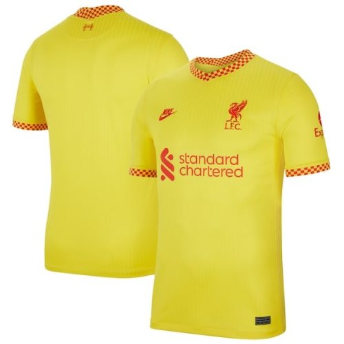 Liverpool Nike 2021/22 Third Breathe Stadium Jersey - Yellow