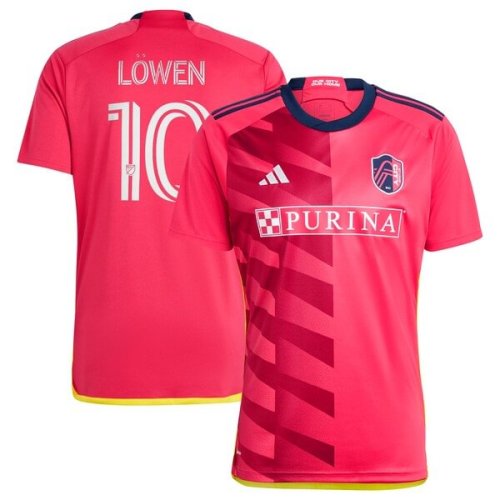 Eduard Löwen St. Louis City SC adidas 2024 CITY Kit Replica Jersey - Red