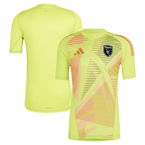 San Jose Earthquakes adidas 2024 Goalkeeper Jersey - Yellow