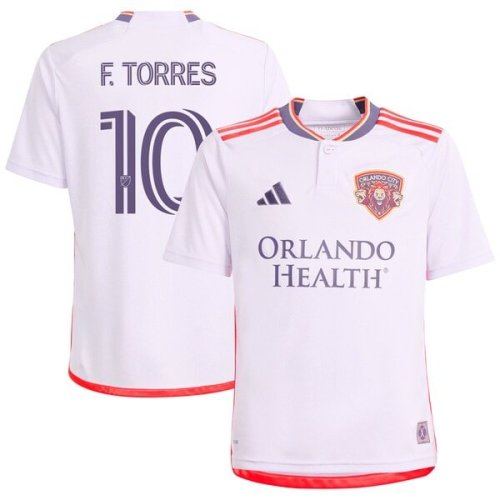 Facundo Torres Orlando City SC adidas Youth 2024 Legacy Kit Replica Player Jersey – Purple