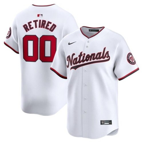 Washington Nationals Nike Home Limited Pick-A-Player Retired Roster Jersey - White
