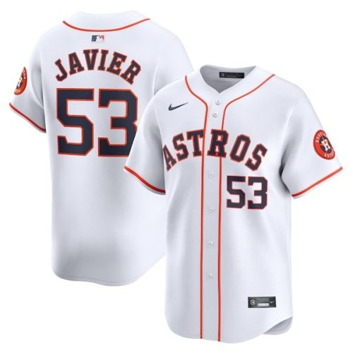 Cristian Javier Houston Astros Nike Home Limited Player Jersey - White