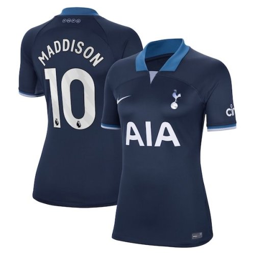 James Maddison Tottenham Hotspur Nike Women's 2023/24 Away Stadium Replica Player Jersey - Navy/Tan/White