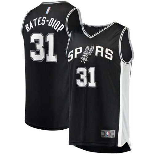 Keita Bates-Diop San Antonio Spurs Fanatics Branded Fast Break Replica Jersey - Icon Edition - Black
