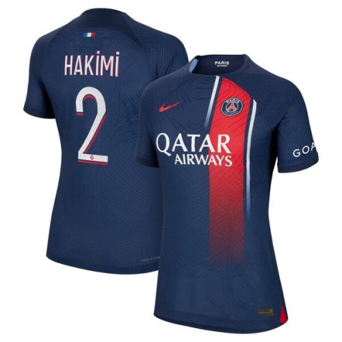 Achraf Hakimi Paris Saint-Germain Nike Women's 2023/24 Home Authentic Player Jersey - Navy