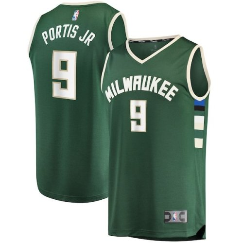 Bobby Portis Milwaukee Bucks Fanatics Branded Fast Break Replica Jersey - Icon Edition - Green