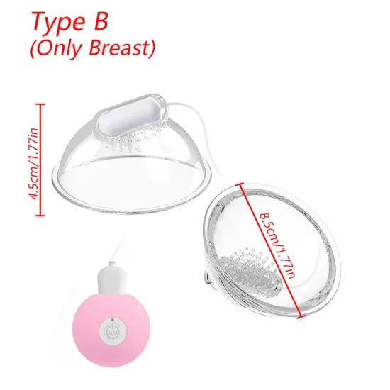 Breast And Chest Massager, Female, Yin Absorbing, Second Tidal Wave Vibrating, Masturbator, Nipple Stimulator, Adult Sex Toy