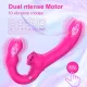 Pearlsvibe 3-in-1 Rose Clit Stimulator Dual Motor Shock Panty Vibrator