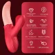 Pearlsvibe Rose Generation Ⅱ Tongue Licking Vibrator Clit Sucking G Spot Stimulator Nipple Massager