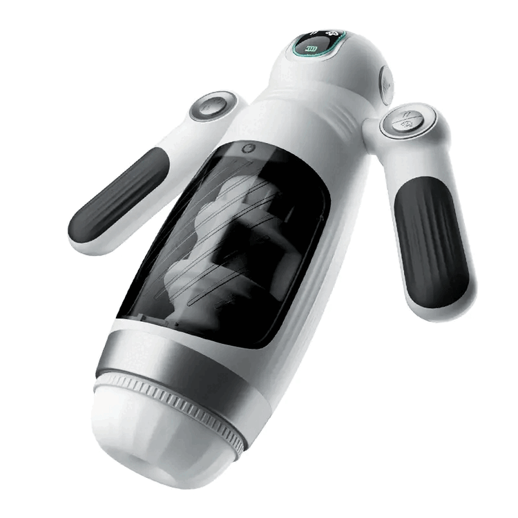 Pearlsvibe Bella Bot Robot Telescopic Vibration Male Penis Stroker
