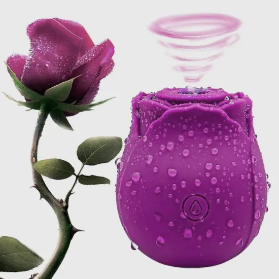 Pearlsvibe Rose Vaginal Sucking Vibrator Stimulating Toys for Women