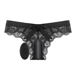 Women's 10-band Wireless Remote Control Vibration Egg Jump Lace Wearing Underwear Usb Provocative
