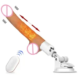 Pearlsvibe Scimitar  Automatic Telescopic Vibration Gun Simulation Mastic  Female Masturbation