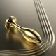 Pearlsvibe Pearl Rose Anal Plug Gold Stainless Steel For Male And Female Anal Expansion