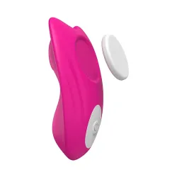 Pearlsvibe Magnetic Suction Wear Soft Point Invisible Multi Frequency Remote Control Vibration Massage