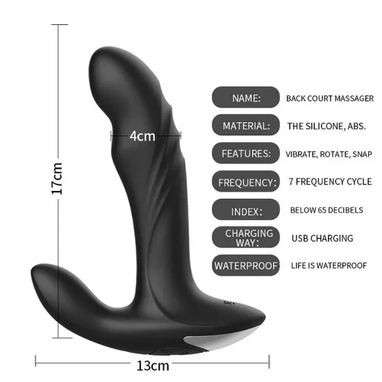 Pearlsvibe Wireless Remote Control 7 Frequency Vibrating Prostate Massager
