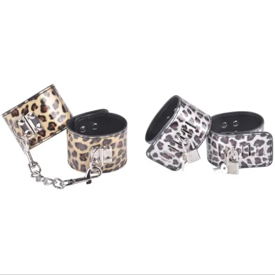 Pearlsvibe Leopard Leather Ten Piece Set Binding Set Husband And Wife Flirting Toys
