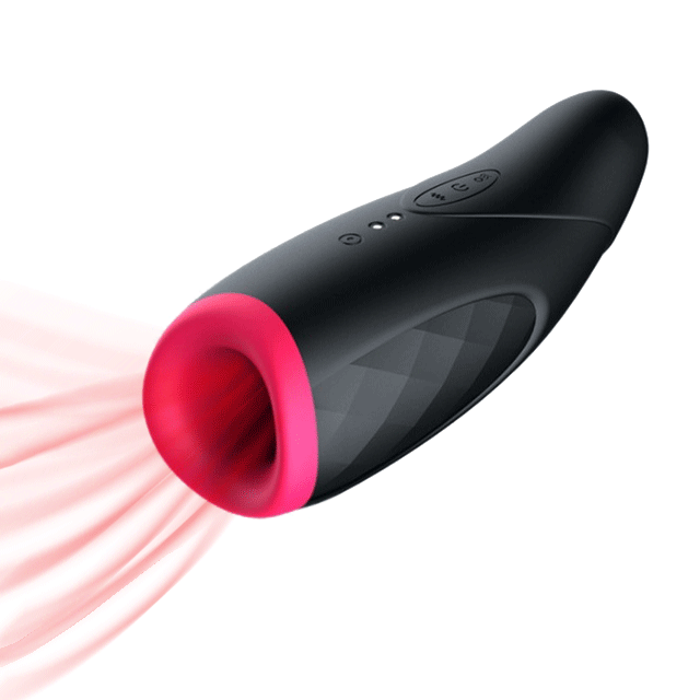 Pearlsvibe Heated Oral Sex Aircraft Cup Penis Exerciser Allows Men's Masturbation