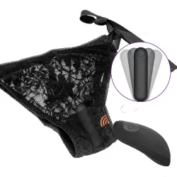 Lace Wearing Underwear Wireless Jump Masturbation Stimulation Clitoral Orgasm Toy Masturbator Adult Sex Toys