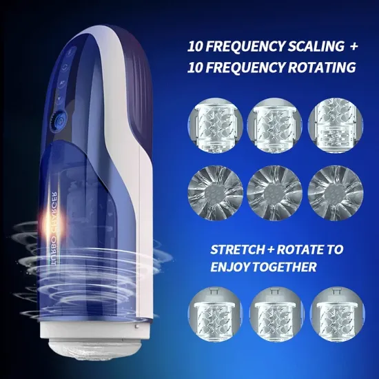 Thrusting Rotation Masturbation Cup Penis Trainer With Voice Function