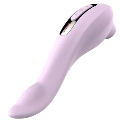Powerful Smart Heating Tongue Sucking AV Stick Vibrator Oral Sex Suction Clitoris Stimulation Female Masturbation Sex Machine