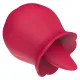 10 Speeds Vibrating Rose Shape Tongue Licking Vibrator For Women