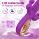 3 in 1 Rabbit Vibrator  with 10 Powerful Vibration Modes Dildo for Women Adult Sex Toys