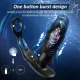 Pearlsvibe Double-ring 3-in-1 Remote-control Telescopic Vibration Prostate Massager