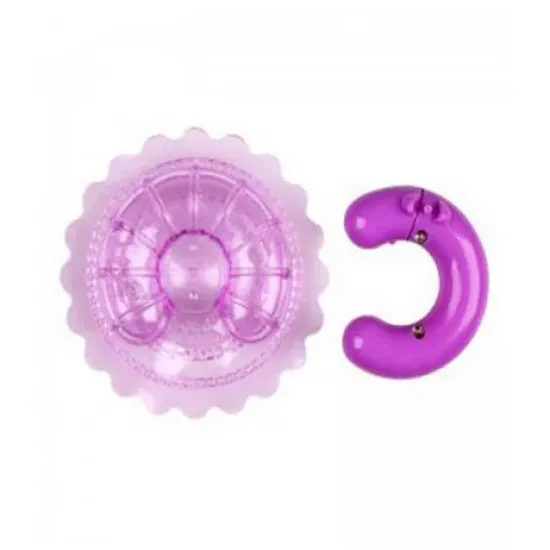 Pearlsvibe Vibrating Nipple Cover Silicone Breast Massager