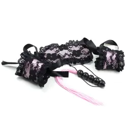 Pearlsvibe Bdsm Lace Bondage 3 Piece Kit Alternative Toys For Couples