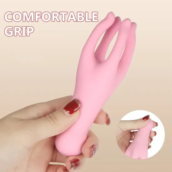 Electric Chest Massager Silent Egg Skipping Breast Teasing Nipple Kneading Adult Sex Products Clitoris Stimulation