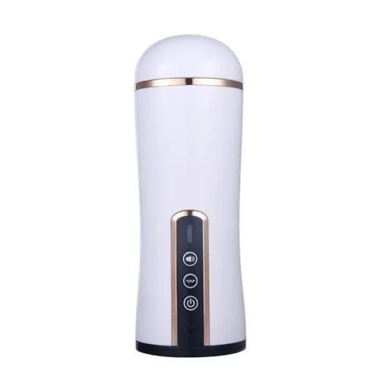 Pearlsvibe Aircraft Cup Men's Electric Telescopic Masturbation Cup